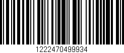 Código de barras (EAN, GTIN, SKU, ISBN): '1222470499934'