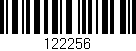 Código de barras (EAN, GTIN, SKU, ISBN): '122256'