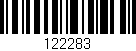 Código de barras (EAN, GTIN, SKU, ISBN): '122283'