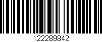 Código de barras (EAN, GTIN, SKU, ISBN): '122289842'