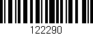 Código de barras (EAN, GTIN, SKU, ISBN): '122290'