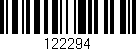 Código de barras (EAN, GTIN, SKU, ISBN): '122294'