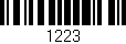 Código de barras (EAN, GTIN, SKU, ISBN): '1223'