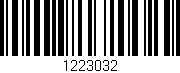 Código de barras (EAN, GTIN, SKU, ISBN): '1223032'