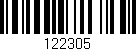 Código de barras (EAN, GTIN, SKU, ISBN): '122305'