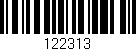 Código de barras (EAN, GTIN, SKU, ISBN): '122313'