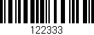 Código de barras (EAN, GTIN, SKU, ISBN): '122333'