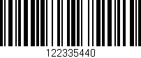 Código de barras (EAN, GTIN, SKU, ISBN): '122335440'