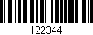 Código de barras (EAN, GTIN, SKU, ISBN): '122344'