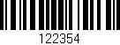 Código de barras (EAN, GTIN, SKU, ISBN): '122354'