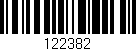 Código de barras (EAN, GTIN, SKU, ISBN): '122382'