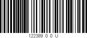 Código de barras (EAN, GTIN, SKU, ISBN): '122389_0_0_U'