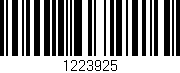 Código de barras (EAN, GTIN, SKU, ISBN): '1223925'