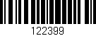 Código de barras (EAN, GTIN, SKU, ISBN): '122399'