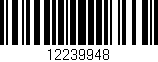 Código de barras (EAN, GTIN, SKU, ISBN): '12239948'