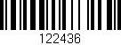 Código de barras (EAN, GTIN, SKU, ISBN): '122436'