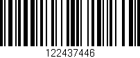 Código de barras (EAN, GTIN, SKU, ISBN): '122437446'