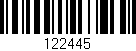 Código de barras (EAN, GTIN, SKU, ISBN): '122445'