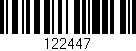 Código de barras (EAN, GTIN, SKU, ISBN): '122447'