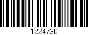 Código de barras (EAN, GTIN, SKU, ISBN): '1224736'