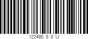 Código de barras (EAN, GTIN, SKU, ISBN): '122480_0_0_U'