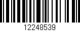 Código de barras (EAN, GTIN, SKU, ISBN): '12248539'