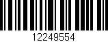 Código de barras (EAN, GTIN, SKU, ISBN): '12249554'