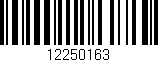 Código de barras (EAN, GTIN, SKU, ISBN): '12250163'