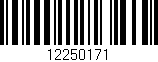 Código de barras (EAN, GTIN, SKU, ISBN): '12250171'