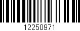 Código de barras (EAN, GTIN, SKU, ISBN): '12250971'