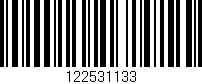 Código de barras (EAN, GTIN, SKU, ISBN): '122531133'