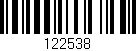 Código de barras (EAN, GTIN, SKU, ISBN): '122538'