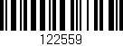 Código de barras (EAN, GTIN, SKU, ISBN): '122559'