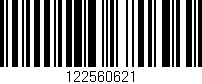 Código de barras (EAN, GTIN, SKU, ISBN): '122560621'