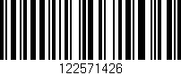 Código de barras (EAN, GTIN, SKU, ISBN): '122571426'