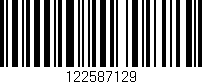 Código de barras (EAN, GTIN, SKU, ISBN): '122587129'