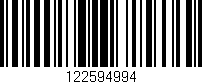 Código de barras (EAN, GTIN, SKU, ISBN): '122594994'