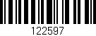 Código de barras (EAN, GTIN, SKU, ISBN): '122597'