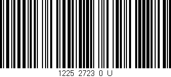 Código de barras (EAN, GTIN, SKU, ISBN): '1225_2723_0_U'