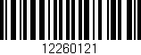 Código de barras (EAN, GTIN, SKU, ISBN): '12260121'