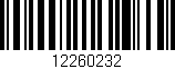 Código de barras (EAN, GTIN, SKU, ISBN): '12260232'