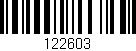 Código de barras (EAN, GTIN, SKU, ISBN): '122603'