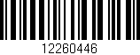 Código de barras (EAN, GTIN, SKU, ISBN): '12260446'