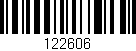 Código de barras (EAN, GTIN, SKU, ISBN): '122606'