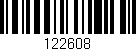Código de barras (EAN, GTIN, SKU, ISBN): '122608'