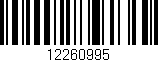 Código de barras (EAN, GTIN, SKU, ISBN): '12260995'