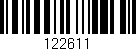 Código de barras (EAN, GTIN, SKU, ISBN): '122611'