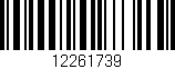 Código de barras (EAN, GTIN, SKU, ISBN): '12261739'