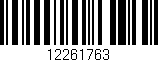 Código de barras (EAN, GTIN, SKU, ISBN): '12261763'