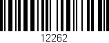 Código de barras (EAN, GTIN, SKU, ISBN): '12262'